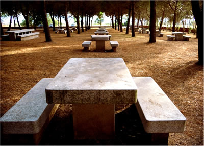 L'area siesta del Parco di Santa Maria